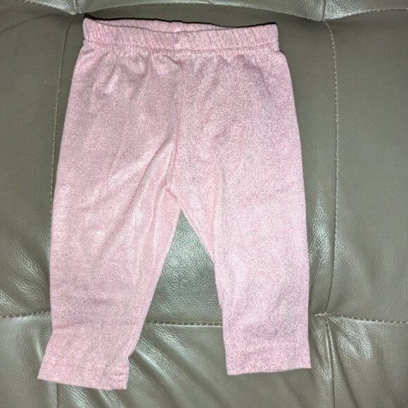 🐲3 FOR $9🦄 Bon Bebe Elastic Waist Pull on Sparkle Glittery Girl Leggings Pants - Picture 1 of 2